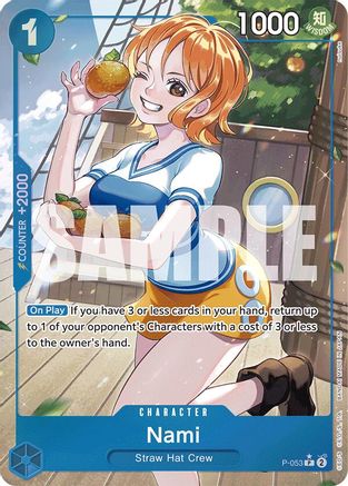 Nami (P-053) (Full Art) (P-053) - Premium Booster -The Best- Foil