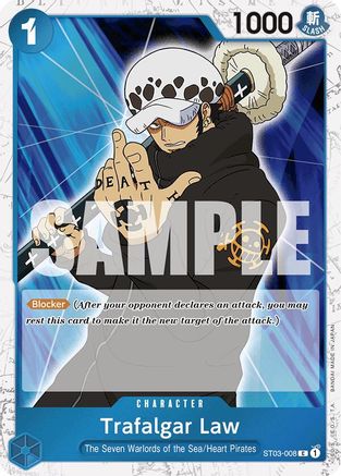 Trafalgar Law (ST03-008) (Jolly Roger Foil) (ST03-008) - Premium Booster -The Best- Foil