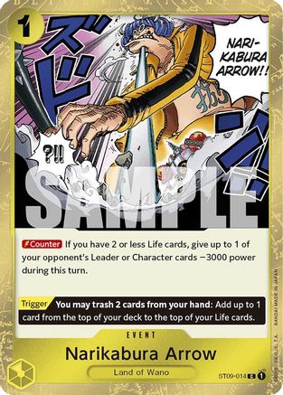 Narikabura Arrow (Jolly Roger Foil) (ST09-014) - Premium Booster -The Best- Foil