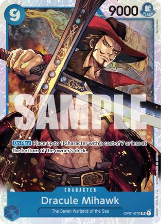 Dracule Mihawk (OP01-070) (Reprint) (OP01-070) - Premium Booster -The Best- Foil