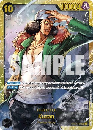 Kuzan (OP02-121) (Reprint) (OP02-121) - Premium Booster -The Best- Foil