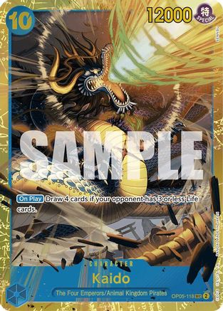 Kaido (OP05-118) (Reprint) (OP05-118) - Premium Booster -The Best- Foil