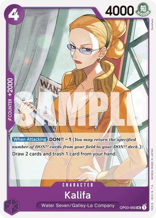 Kalifa (Reprint) (OP03-060) - Premium Booster -The Best-