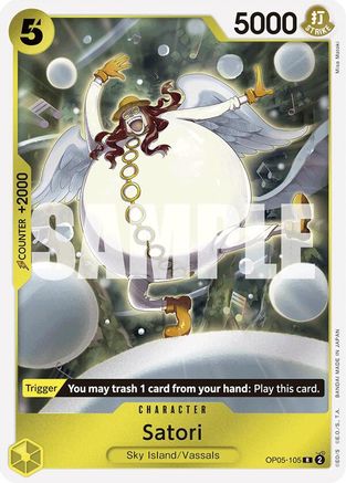 Satori (Reprint) (OP05-105) - Premium Booster -The Best- Foil