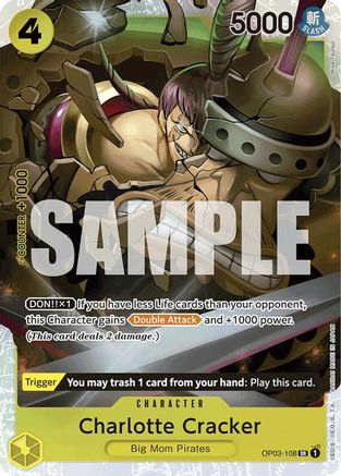 Charlotte Cracker (Reprint) (OP03-108) - Premium Booster -The Best- Foil