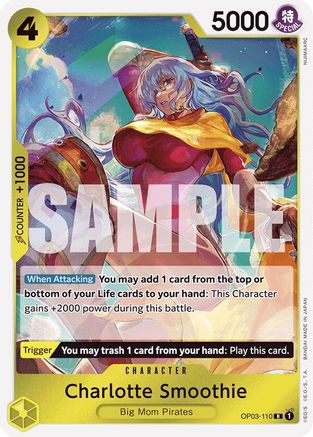 Charlotte Smoothie (Reprint) (OP03-110) - Premium Booster -The Best- Foil