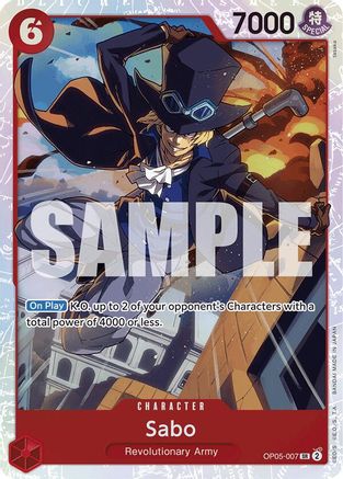 Sabo (OP05-007) (Reprint) (OP05-007) - Premium Booster -The Best- Foil