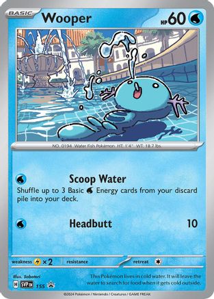 Wooper - 155 155 - SV Scarlet & Violet Promo Cards Holofoil