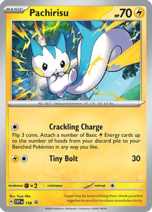 Pachirisu - 158 158 - SV Scarlet & Violet Promo Cards Holofoil