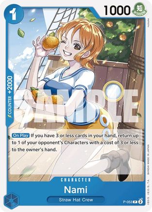 Nami (P-053) (Reprint) (P-053) - Premium Booster -The Best-