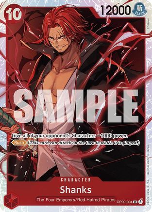 Shanks (004) (OP09-004) - Emperors in the New World Foil