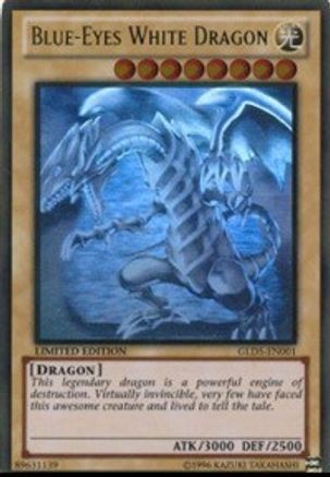 Blue-Eyes White Dragon (GLD5-EN001) - Gold Series: Haunted Mine Limited