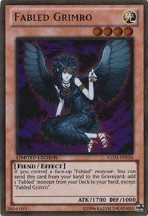 Fabled Grimro (GLD5-EN026) - Gold Series: Haunted Mine Limited