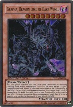 Grapha, Dragon Lord of Dark World (GLD5-EN028) - Gold Series: Haunted Mine Limited