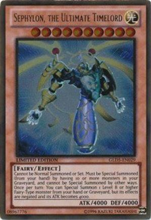 Sephylon, the Ultimate Timelord (GLD5-EN029) - Gold Series: Haunted Mine Limited