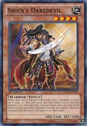 Shien's Daredevil (SDWA-EN020) - Structure Deck: Samurai Warlords 1st Edition