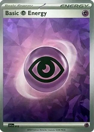 Basic Psychic Energy (Cracked Ice Holo) 13 - SVE Scarlet & Violet Energies Holofoil