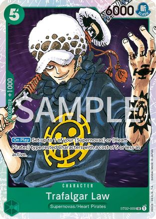 Trafalgar Law (ST02-009) - Revision Pack Cards