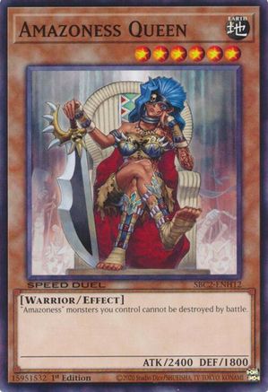 Amazoness Queen - SBC2-ENH12 - Speed Duel: Battle City Finals 1st Edition