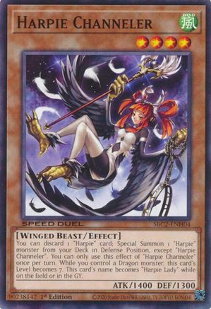 Harpie Channeler (SBC2-ENH04) - Speed Duel: Battle City Finals 1st Edition