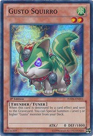Gusto Squirro (HA06-EN011) - Hidden Arsenal 6: Omega Xyz Unlimited
