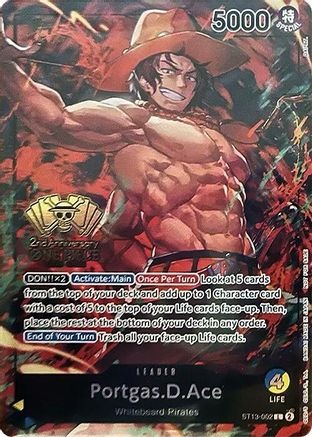 Portgas.D.Ace (2nd Anniversary Tournament) (ST13-002) - One Piece Promotion Cards Foil