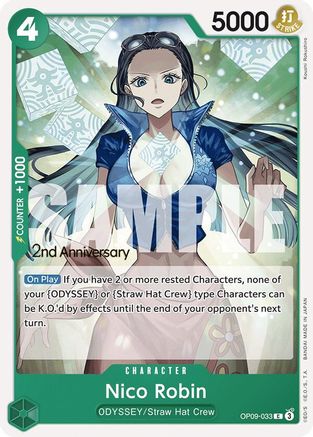 Nico Robin (033) (OP09-033) - Emperors in the New World: 2nd Anniversary Tournament Cards