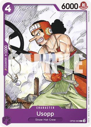 Usopp (063) (OP09-063) - Emperors in the New World: 2nd Anniversary Tournament Cards