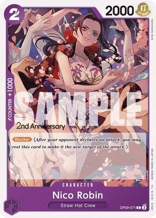 Nico Robin (071) (OP09-071) - Emperors in the New World: 2nd Anniversary Tournament Cards