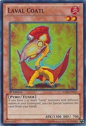 Laval Coatl (HA06-EN035) - Hidden Arsenal 6: Omega Xyz 1st Edition