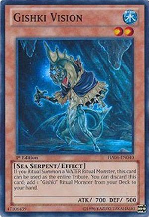 Gishki Vision (HA06-EN040) - Hidden Arsenal 6: Omega Xyz 1st Edition