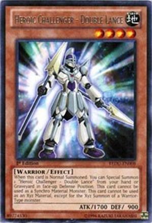 Heroic Challenger - Double Lance (REDU-EN008) - Return of the Duelist 1st Edition