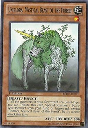 Uniflora, Mystical Beast of the Forest (REDU-EN031) - Return of the Duelist 1st Edition