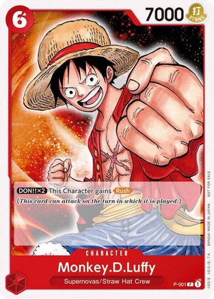 Monkey.D.Luffy (001) (P-001) - One Piece Demo Deck Cards