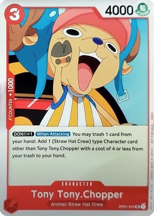 Tony Tony.Chopper (015) (OP01-015) - One Piece Demo Deck Cards