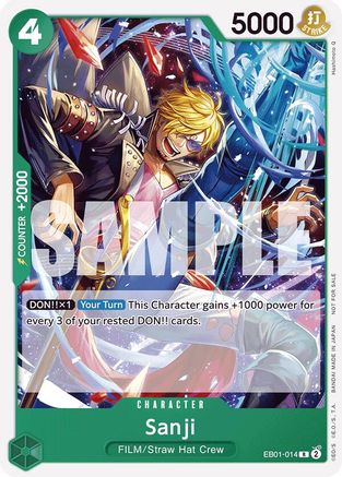 Sanji (Tournament Pack 2025 Vol. 1) (EB01-014) - One Piece Promotion Cards