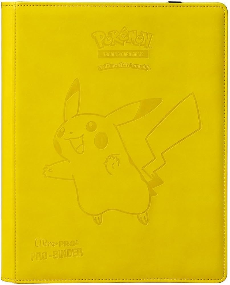 Pokemon Pikachu Ultra Pro Binder 9 Pocket