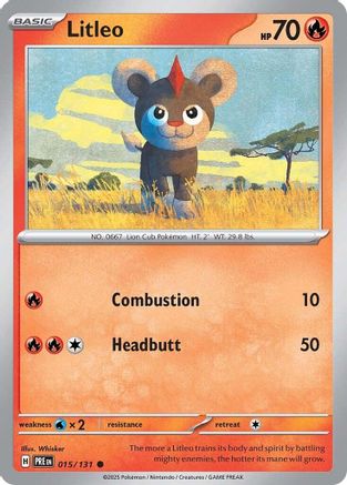 Litleo 15 - SV Prismatic Evolutions Reverse Holofoil