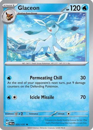 Glaceon - SV Prismatic Evolutions Holofoil