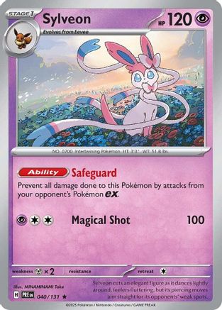 Sylveon 40 - SV Prismatic Evolutions Reverse Holofoil