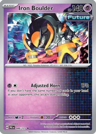 Iron Boulder - SV Prismatic Evolutions Reverse Holofoil