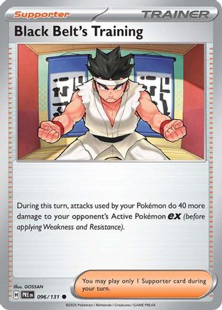 Black Belt's Training - 096/131 - SV Prismatic Evolutions Reverse Holofoil