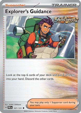 Explorer's Guidance - SV Prismatic Evolutions Reverse Holofoil