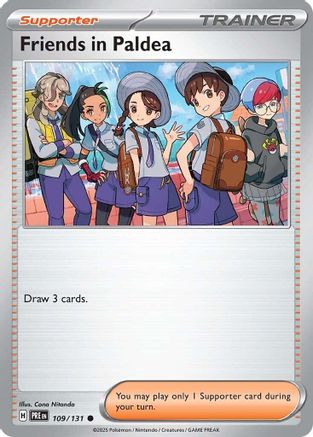 Friends in Paldea - 109/131 109 - SV Prismatic Evolutions Reverse Holofoil