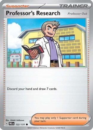 Professor's Research [Professor Oak] - SV Prismatic Evolutions Reverse Holofoil