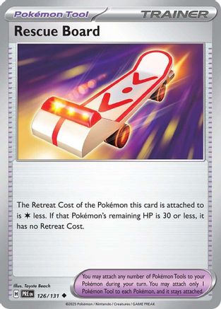 Rescue Board - SV Prismatic Evolutions Reverse Holofoil