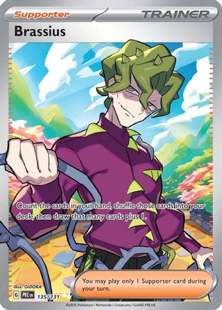 Brassius 135 - SV Prismatic Evolutions Holofoil