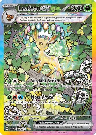 Leafeon ex - 144/131 - SV Prismatic Evolutions Holofoil