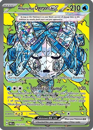 Wellspring Mask Ogerpon ex - 152/131 - SV Prismatic Evolutions Holofoil