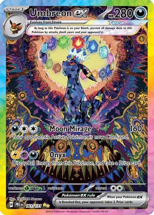 Umbreon ex - 161/131 - SV Prismatic Evolutions Holofoil